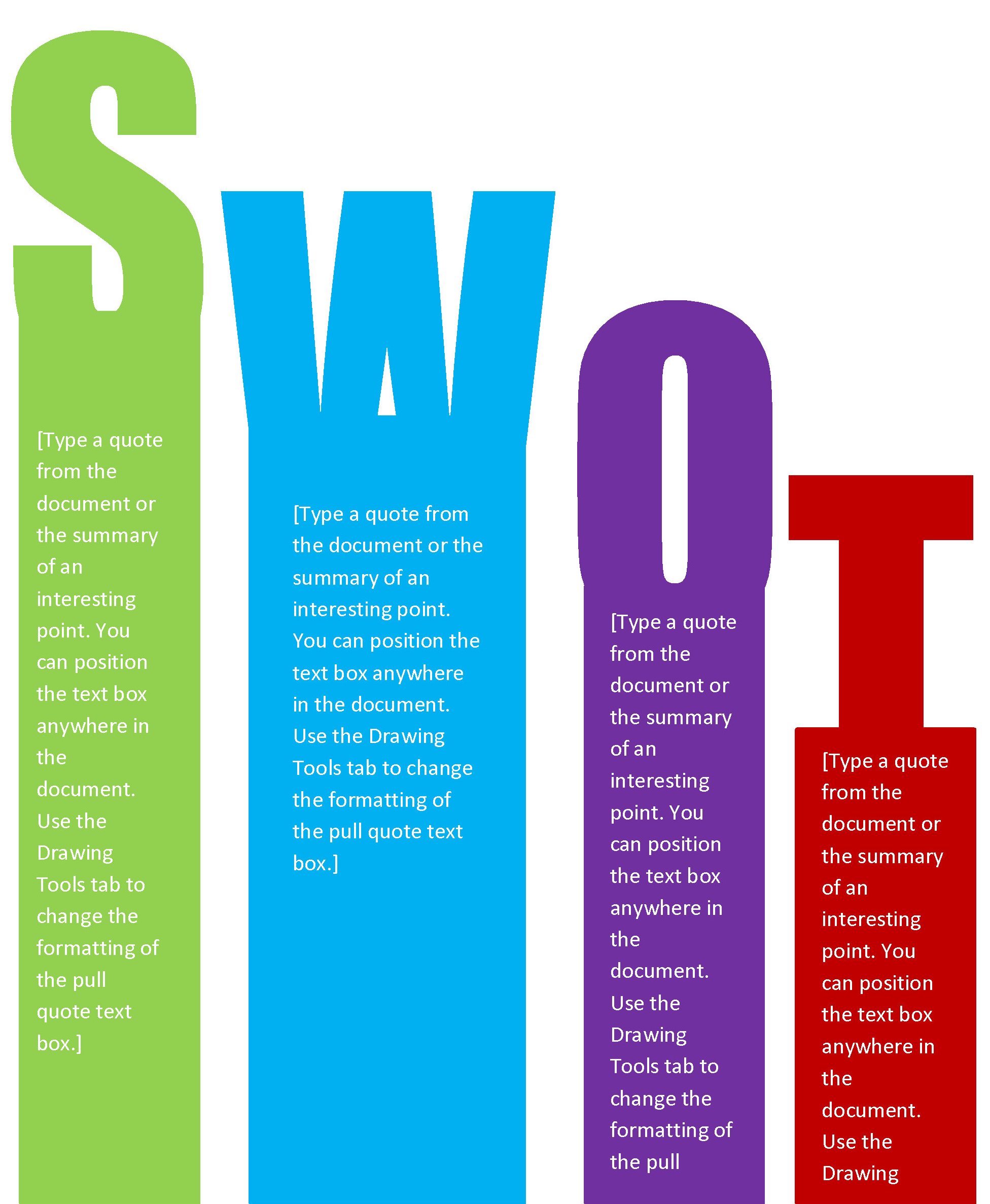 Swot Analysis Template Free Word Templates Images