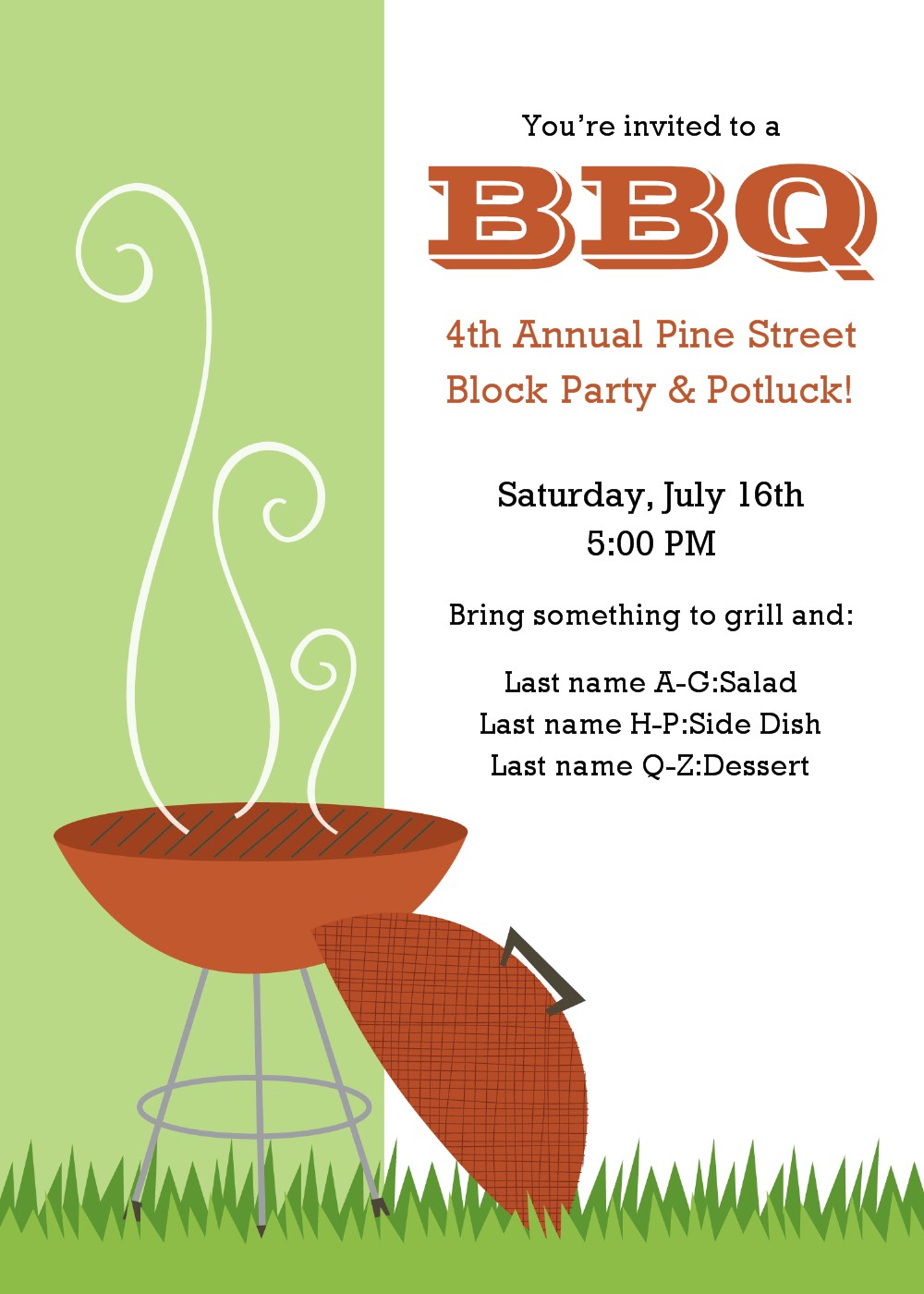 BBQ Flyer Template 11