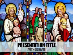 Children And Christianity PowerPoint Template1