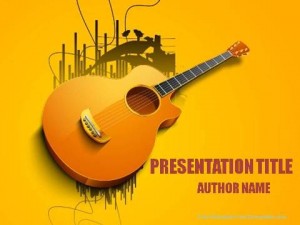 Classic Guitar PowerPoint Template1