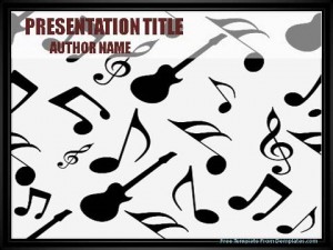 Music Notes PowerPoint Template1