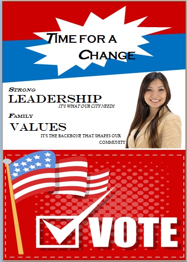 Election flyer template microsoft word