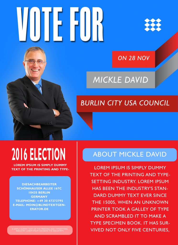 free political campaign flyer templates 11