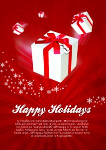 Happy Holidays Postcard