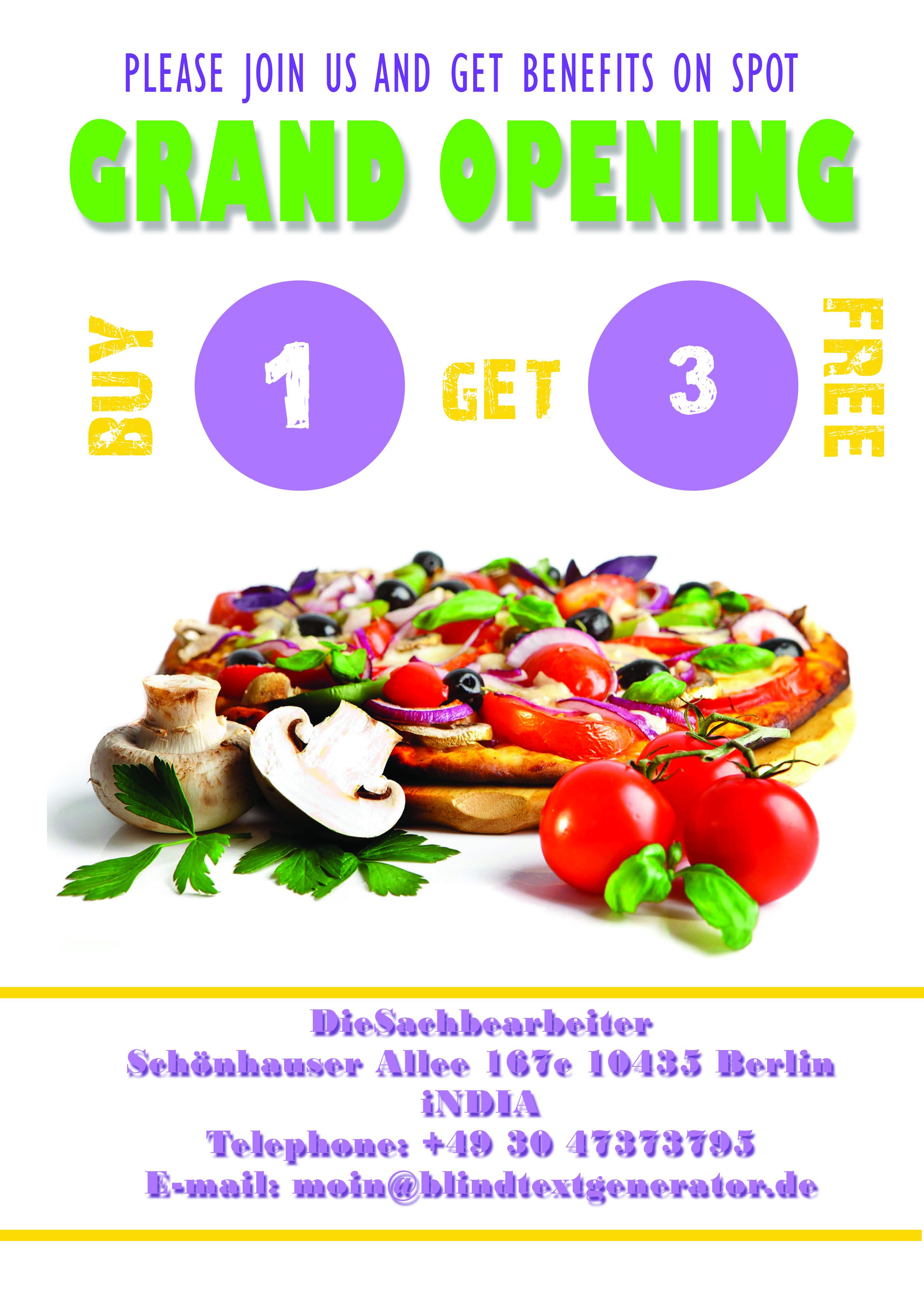 Grand Opening Flyer Templates