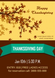 Thanksgiving Lunch Flyer