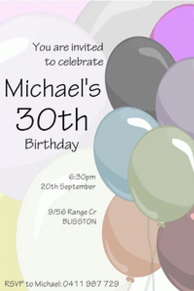 birthday invitation template 27