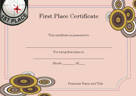 first_place_certificate_template