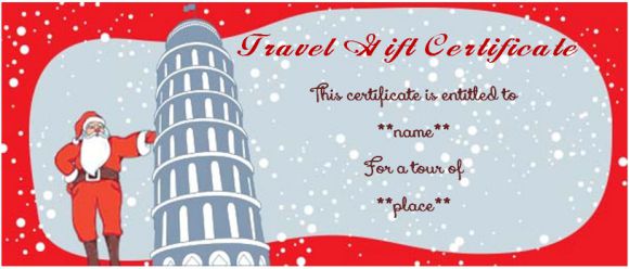 Vacation Gift Certificate Template 34 Word Psd Files For Travel Agencies Demplates