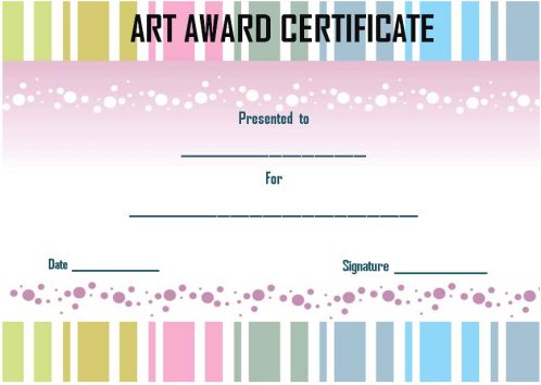 Art Award For Students