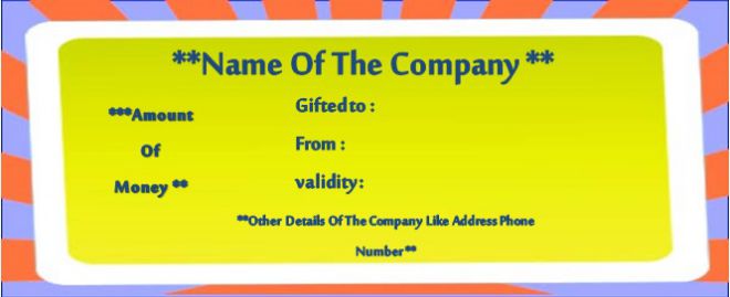 Free Business Gift Certificate Template With Logo
