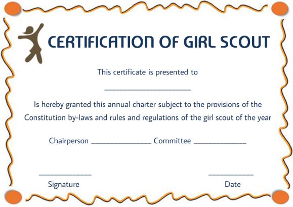 02/girl Scout Certificate Template