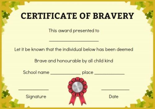 bravery award essay